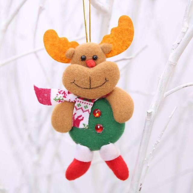 Christmas tree doll ornaments - Christmas Santa