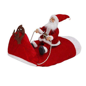 Unique riding santa dog costume - Christmas Santa