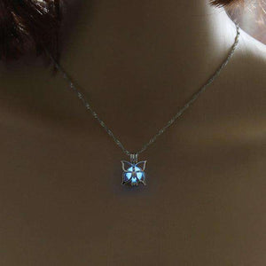 Luminous cute pendant necklace - Christmas Santa