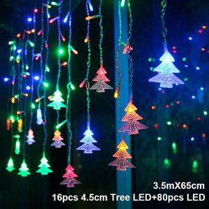 LED christmas hanging ornaments - Christmas Santa