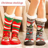 Thick plush christmas socks - Christmas Santa