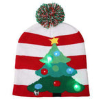 LED Christmas Beanie Hats - Christmas Santa