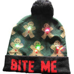 LED Christmas Beanie Hats - Christmas Santa