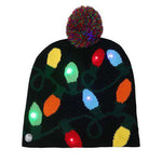 LED Christmas Beanie Hats - Christmas Santa