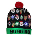 LED Christmas Beanie Hats - Christmas Santa