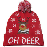 LED Christmas Beanie Hats - Christmas Santa