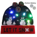 LED Christmas Beanie Hats - Christmas Santa