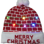 LED Christmas Beanie Hats - Christmas Santa