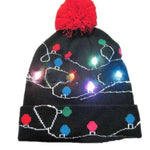 LED Christmas Beanie Hats - Christmas Santa