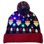 LED Christmas Beanie Hats - Christmas Santa