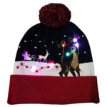 LED Christmas Beanie Hats - Christmas Santa