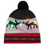 LED Christmas Beanie Hats - Christmas Santa