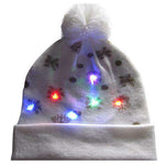 LED Christmas Beanie Hats - Christmas Santa