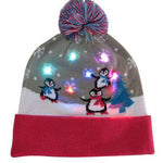 LED Christmas Beanie Hats - Christmas Santa