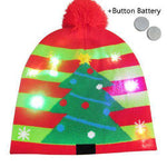 LED Christmas Beanie Hats - Christmas Santa