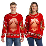 3D printed ugly christmas sweaters - Christmas Santa