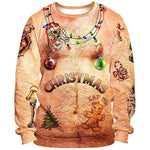 3D printed ugly christmas sweaters - Christmas Santa