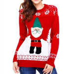 Plus size santa claus sweater | Christmas sweater - Christmas Santa