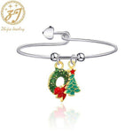 Beaded christmas bracelet - Christmas Santa