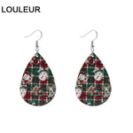 Vintage christmas earrings - Christmas Santa