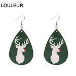 Vintage christmas earrings - Christmas Santa
