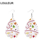 Vintage christmas earrings - Christmas Santa