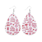Vintage christmas earrings - Christmas Santa