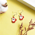 Cute christmas earrings - Christmas Santa
