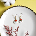 Cute christmas earrings - Christmas Santa