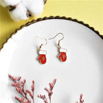 Cute christmas earrings - Christmas Santa
