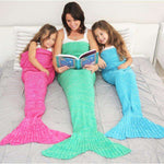 Handmade mermaid blanket - Christmas Santa