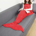 Handmade mermaid blanket - Christmas Santa