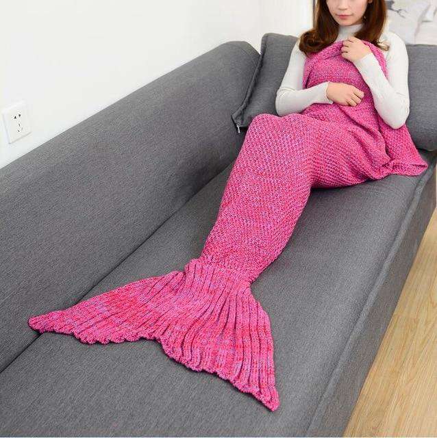 Handmade mermaid blanket - Christmas Santa